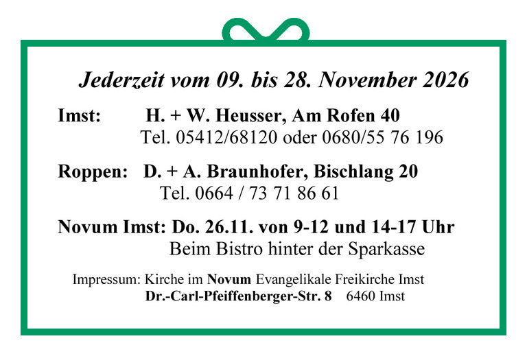 Abgabestelle 6460 Imst