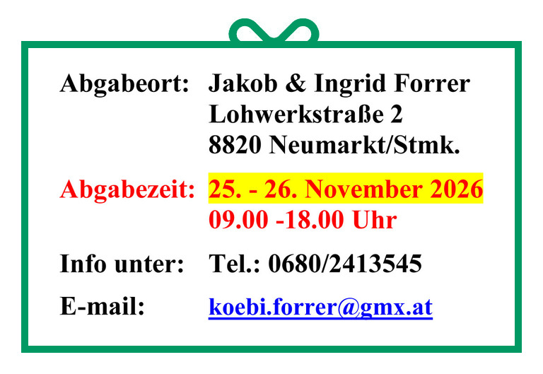 Abgabestelle 8820 Neumarkt